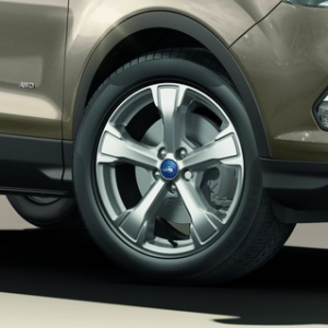 Disk iz lahke zlitine 18" s 5 kraki, srebrne barve